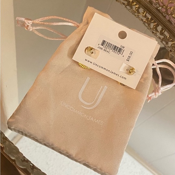 Uncommon James Gold Small Hoops! - Picture 2 of 2